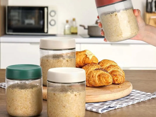 Overnight Oats Containers with Lids
